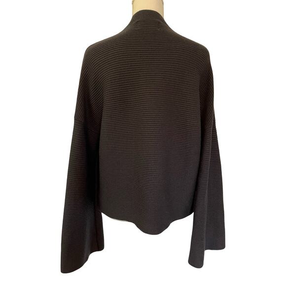 Modern Citizen Womens Lou Ribbed Mock Neck Sweater Size S Gray Capsule Lagom - Picture 3 of 6